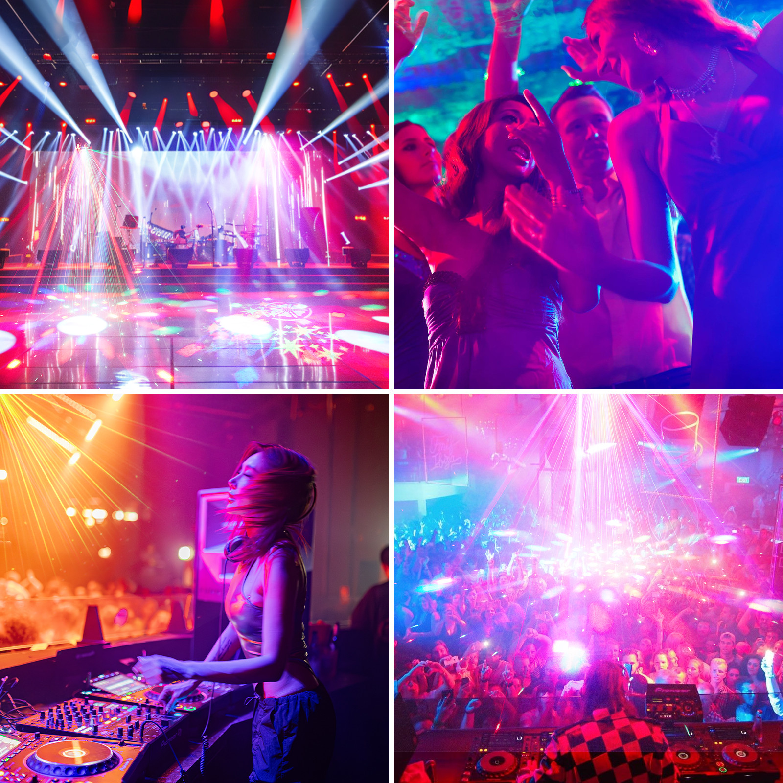 6 Arm Bee Eye Moving Head DJ Light RGBW LED Party Light Stage Light with DMX512