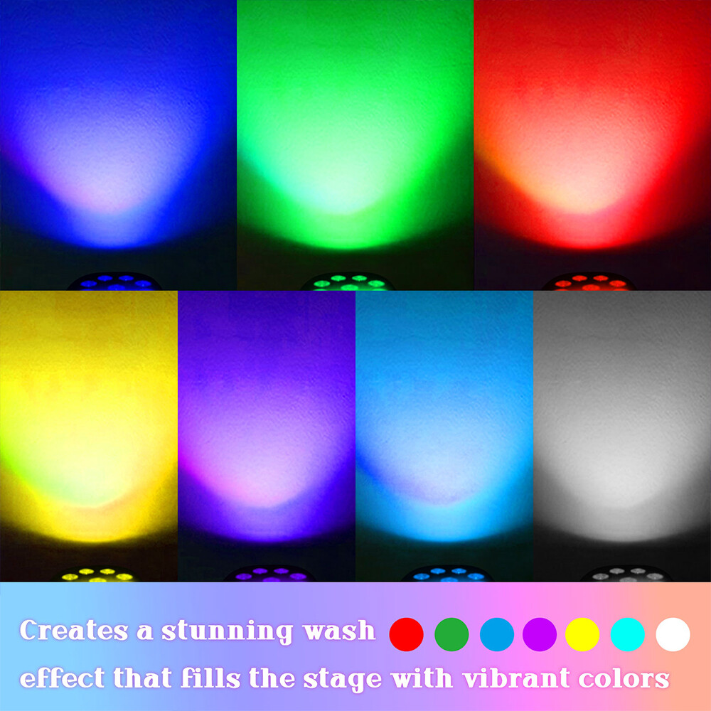 U’King Cast Aluminum 18 *10W 4 IN 1 RGBW LED Par DMX Stage Effect Light DJ Disco