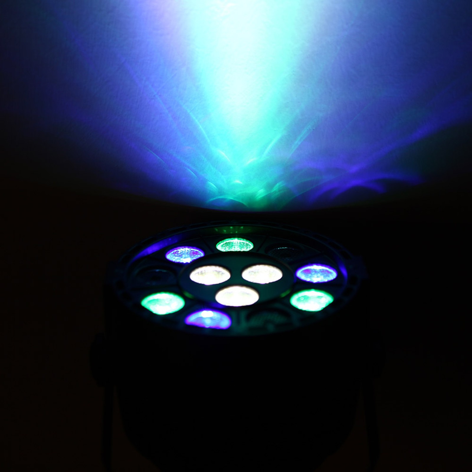Lixada 30W RGBW DMX PAR Light 8-Channel Stage Disco Strobe AC90-240V V1