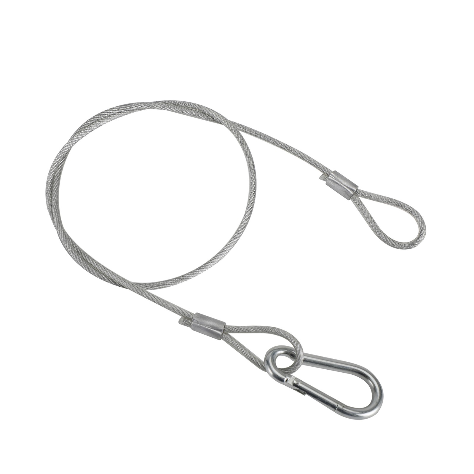 1Pcs 26.4″Steel Wire Safety Security Cable For Stage Light Clamp Par Light
