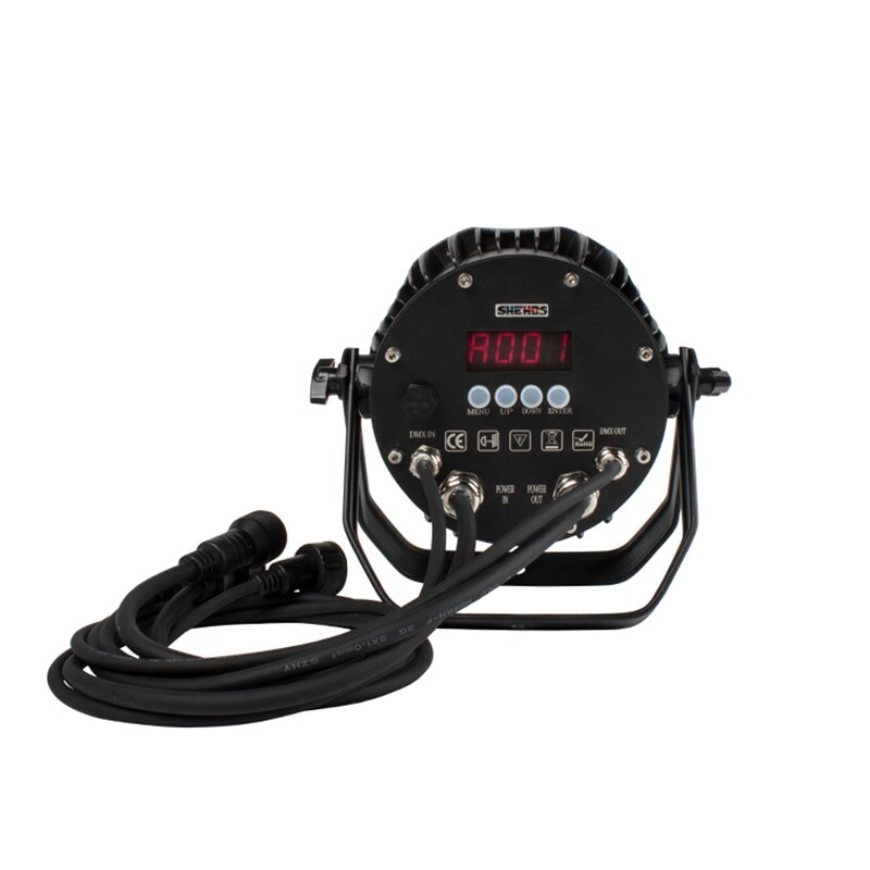 6PCS Led Par IP65 Outdoor Waterproof 7x18w RGBWA UV Wash Stage Lighting DJ