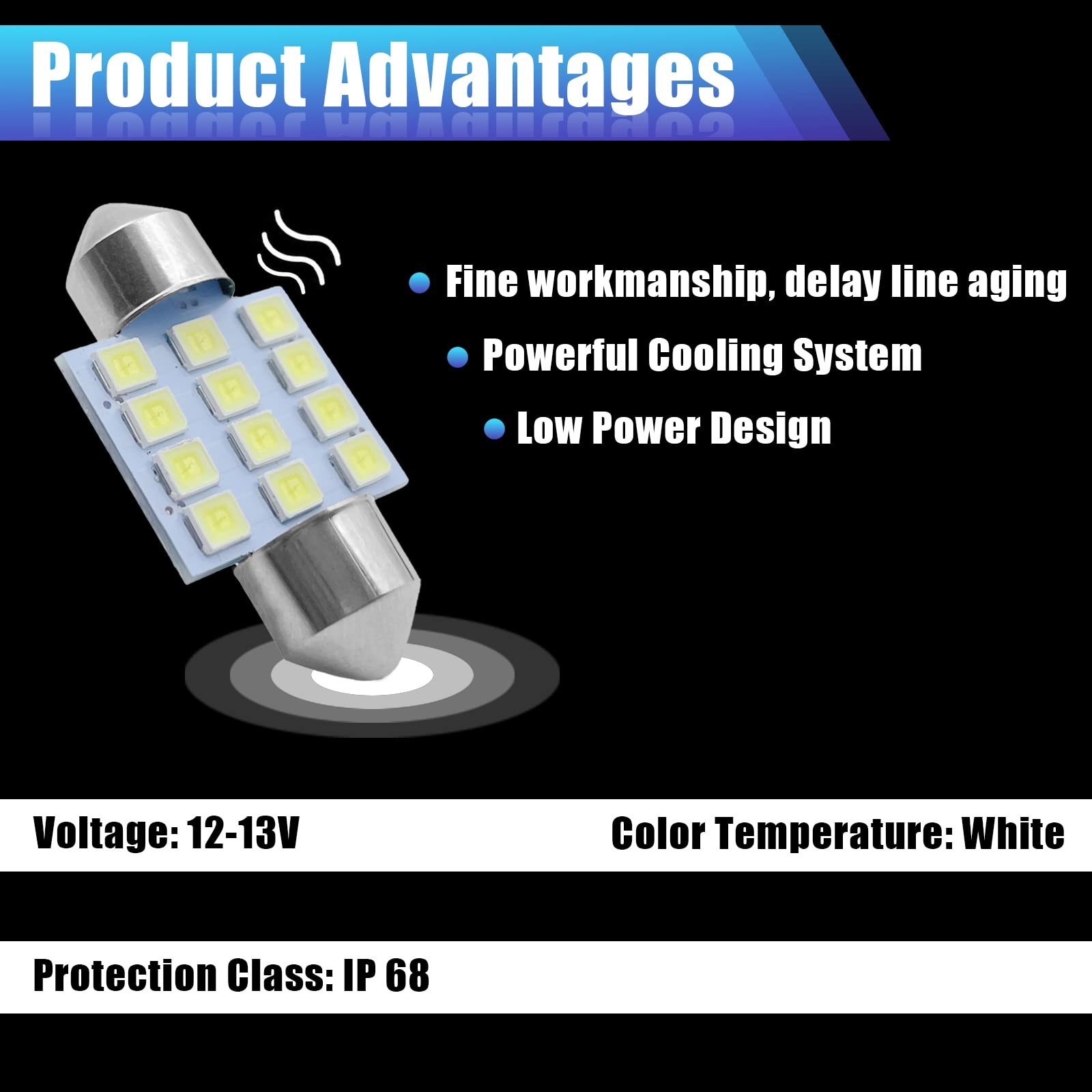 Car Led Bulb, Led Combination Set of 24 Sets, Used for Car Interior/Indoor Ma…