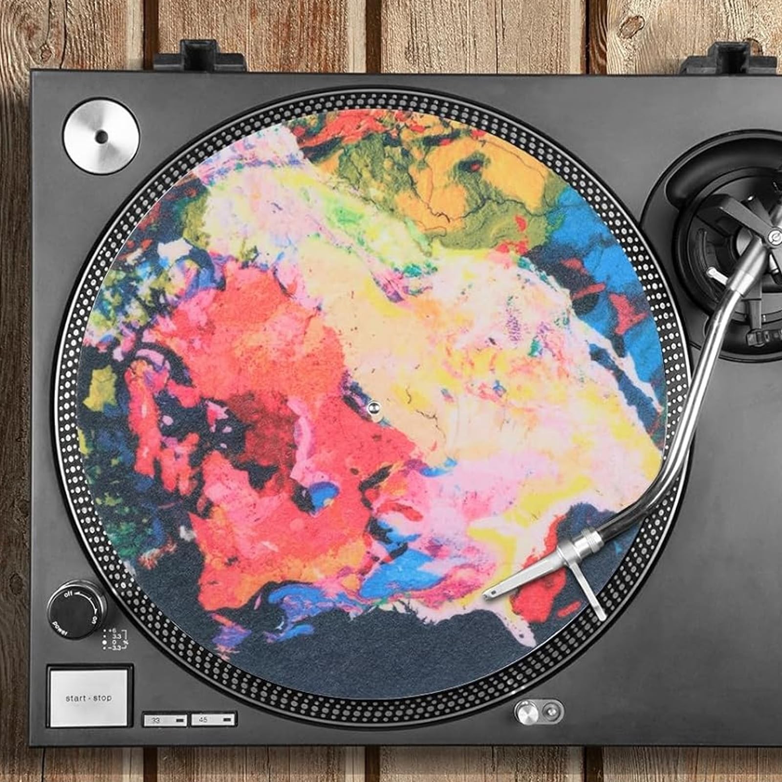 2 Pack Turntable Mat, 12 Inch Anti Static Turntable Slipmat, Wool Felt Platte…