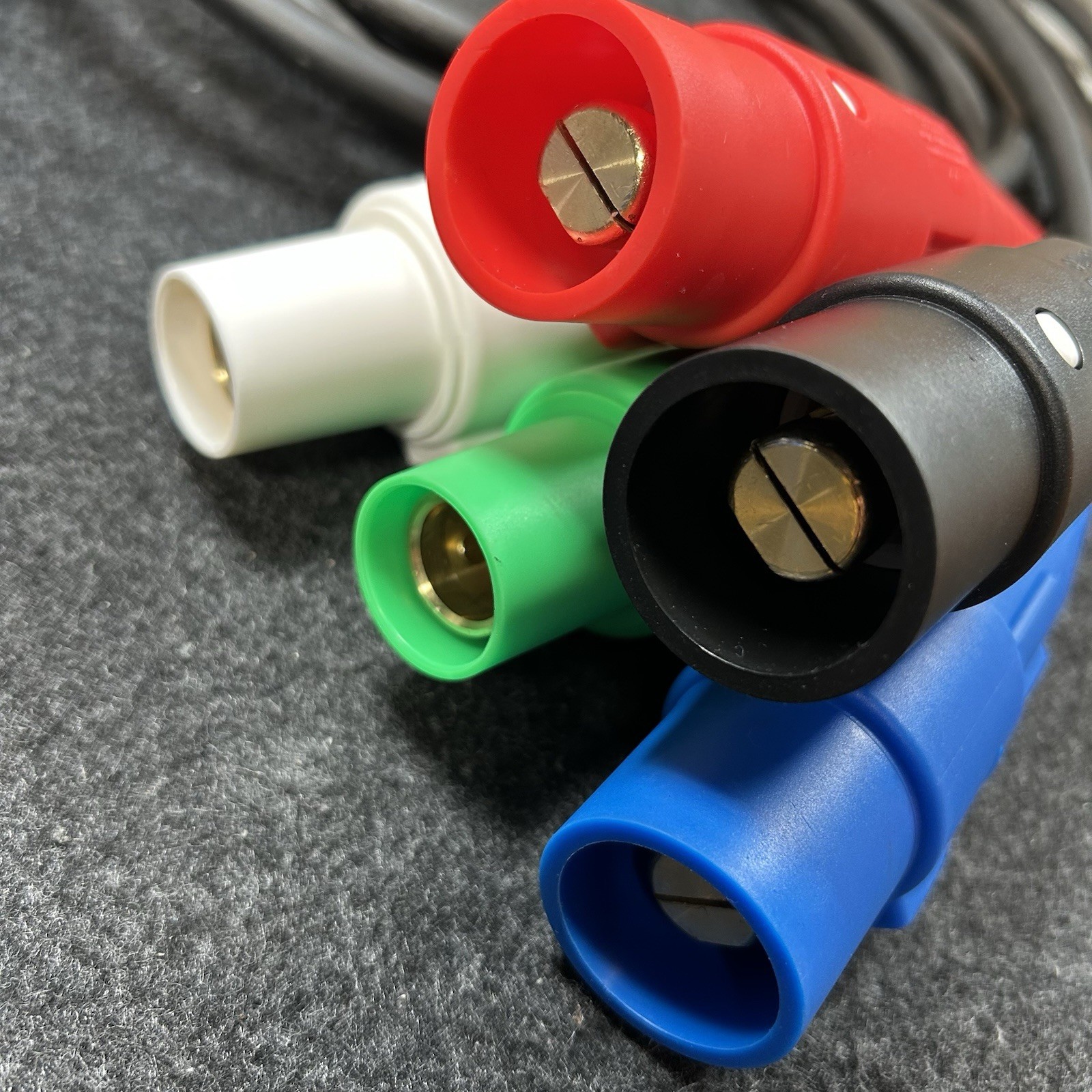 100 Amp Pin And Sleeve Cam Lock Feeder Cable Adapter AH 5100C9W 5 Ft MMMFF New
