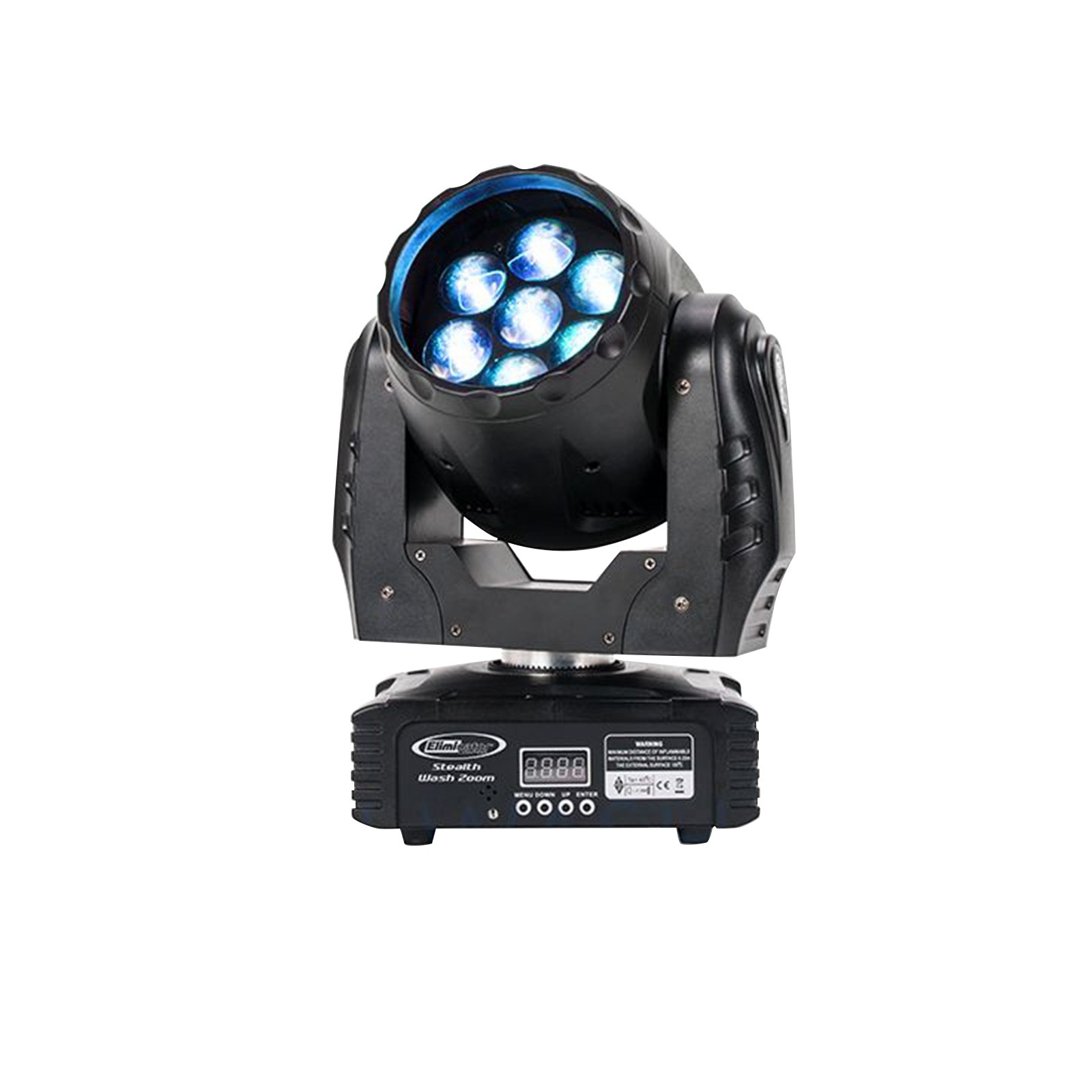 Eliminator Lighting Stealth Wash Zoom LED DMX DJ Moving Head Light Fixture