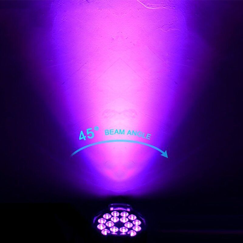 10PCS 270W PAR Can RGBW 18LED DMX Stage Lighting DJ Disco Wash Party Lights Show