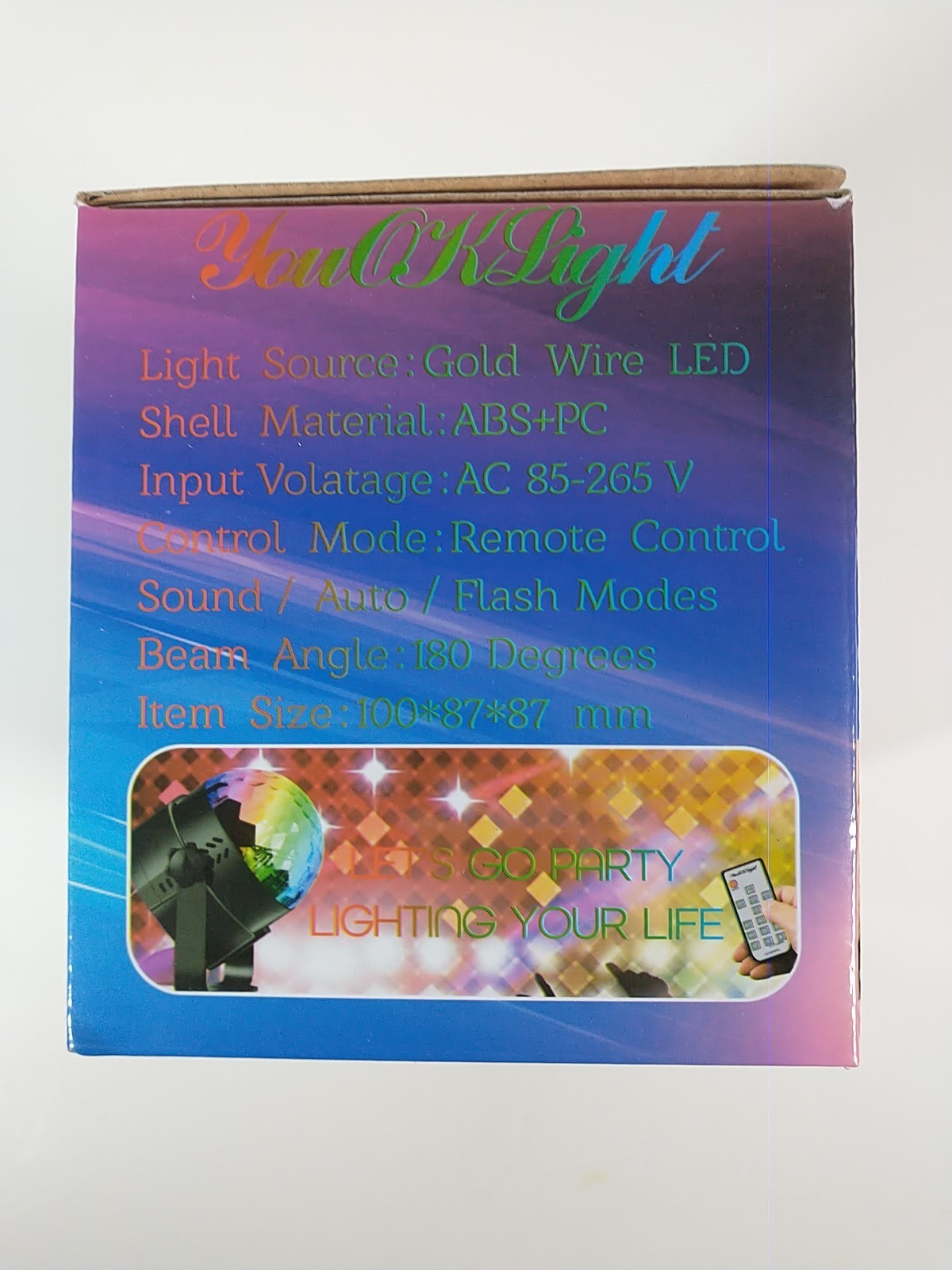2x Party/Stage Lights/ LED with Remote Control