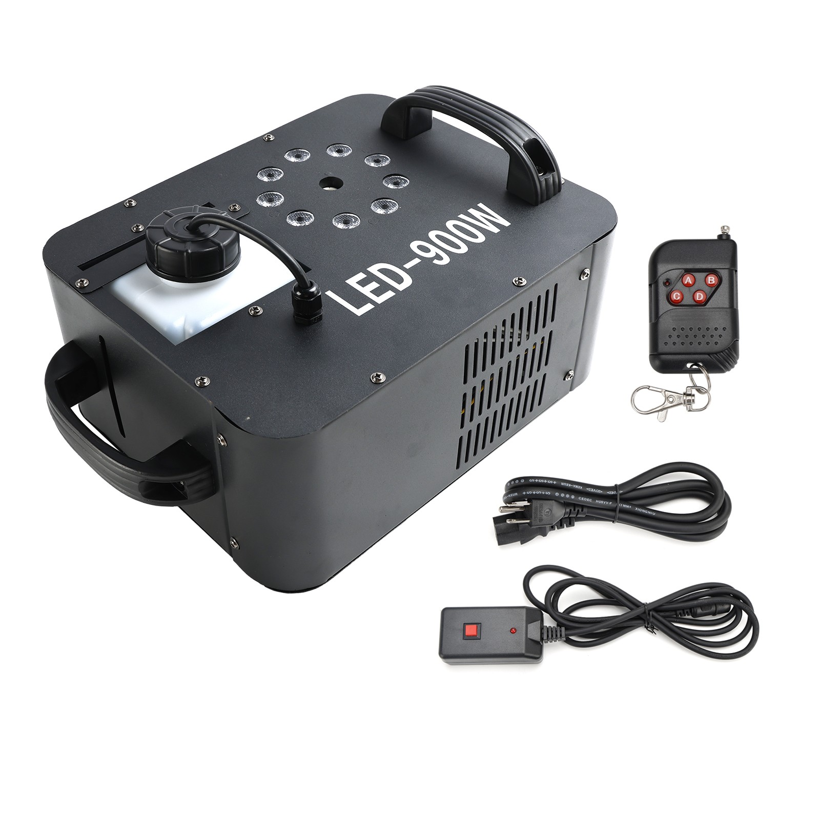 🎉900W RGB LED Light Smoke Fog Machine Stage Fogger DJ Spray Smoke Effect