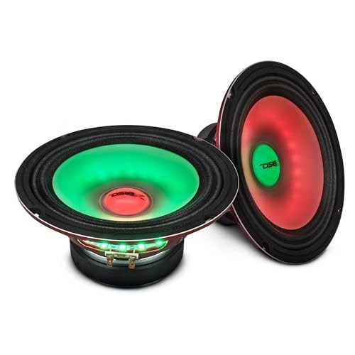 PRO-X8.4RGB 8″ Mid-Range Loudspeaker with Dual RGB LED for Cone & Dust Cap,