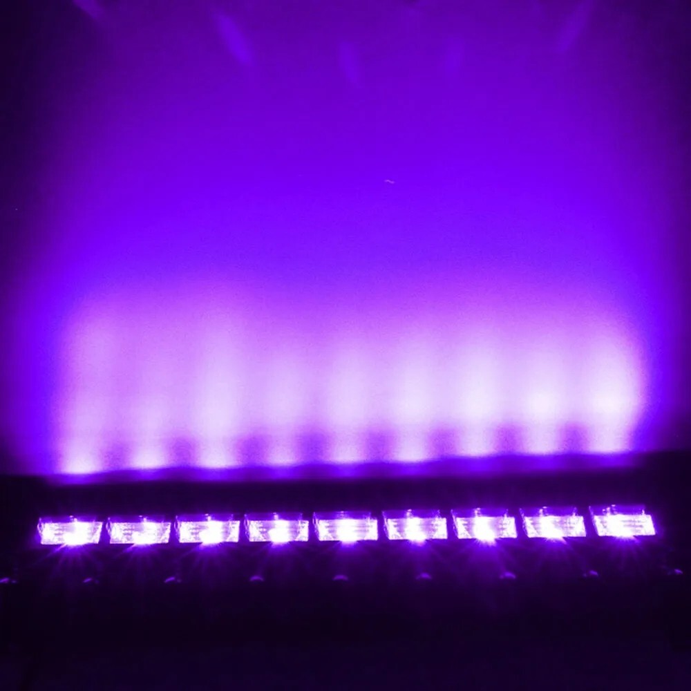 40 LED UV Black Light Bar Fixtures Ultraviolet Lamp Strip US Plug DJ Party Club