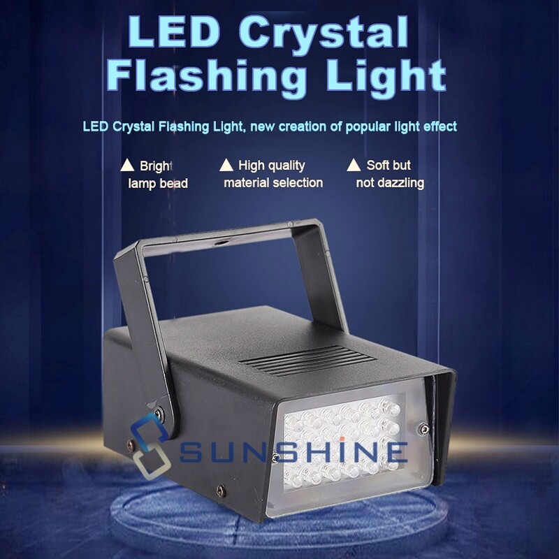 Disco Party Led Strobe Lights DJ 24LED Flashing Stage Light for Birthday Wedding