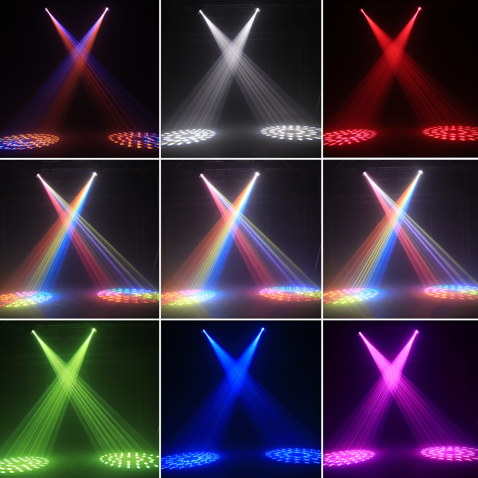 280W 10R Beam RGBW Moving Head Light Stage Rainbow Lighting DMX DJ Show & Case