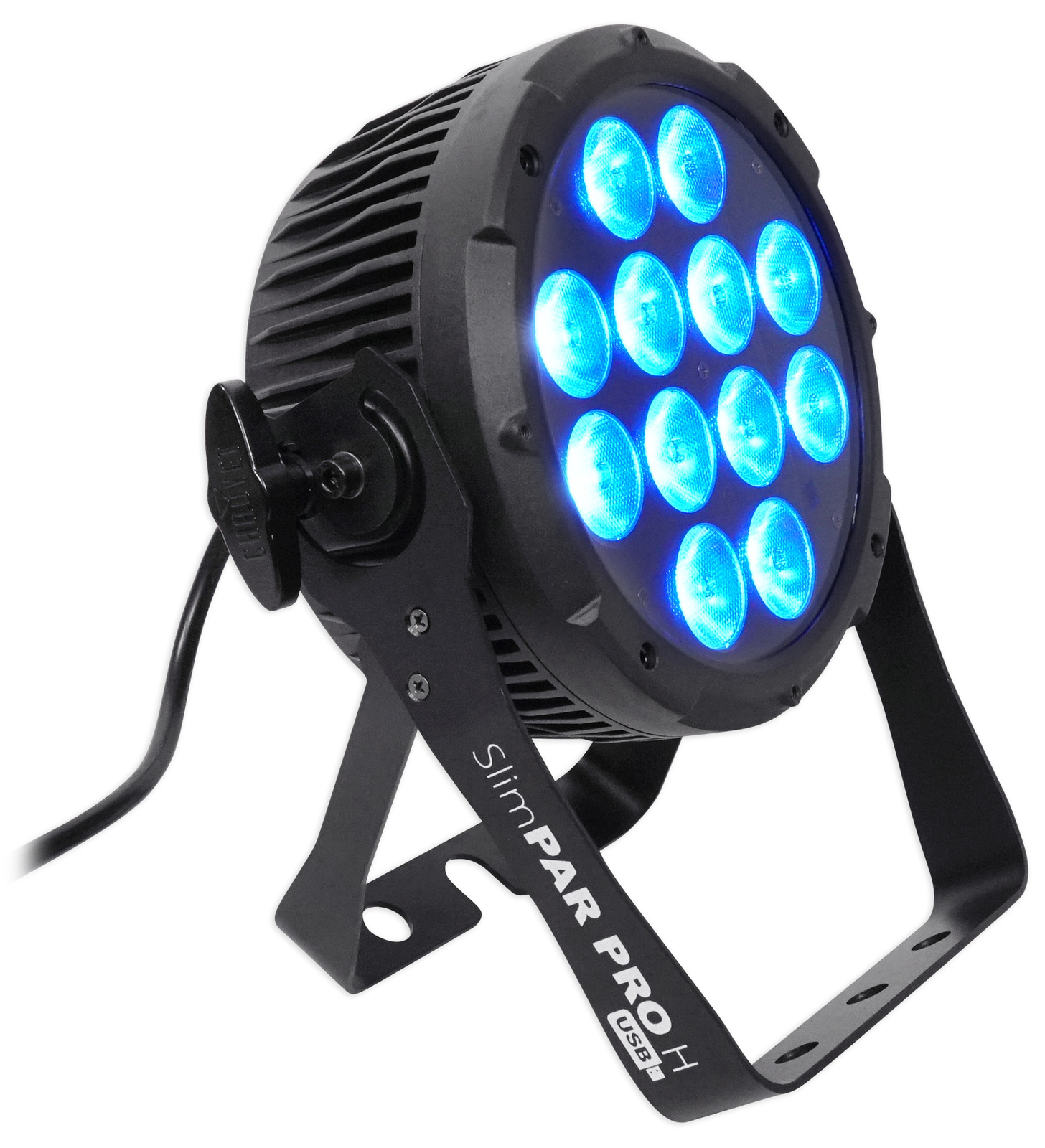 Chauvet DJ SlimPar Pro H USB D-Fi RGBAW+UV LED Wash Light+Cable+Clamp+Speaker