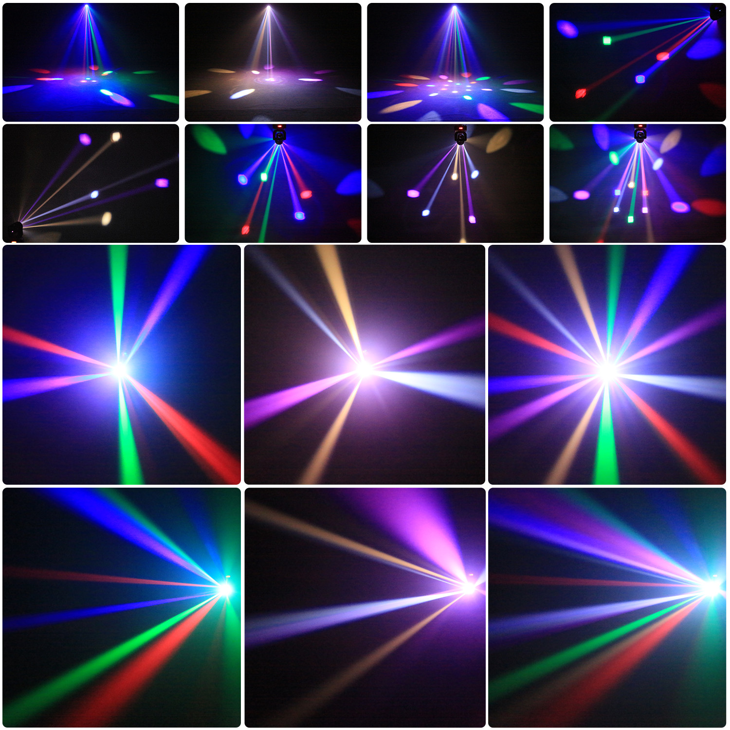 RGBWYP LED Moving Beam Head Light 9CH Bee-eye DMX512/RDM Strobe Lightweight
