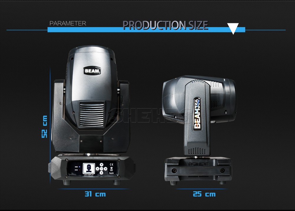 230W 7R/ 275W 10R / 350W 17R Beam Moving Head Light Disco Party Show Or Case
