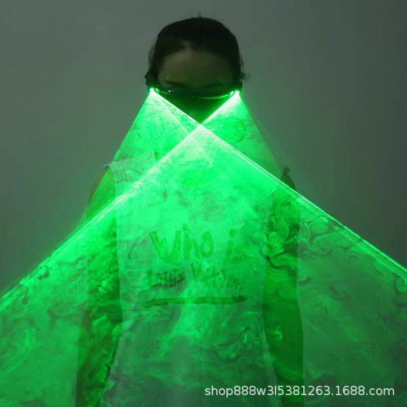 LED Laser Glasses Lighting Music Bar Stage Show DJ Nightclub Party Dancer Prop