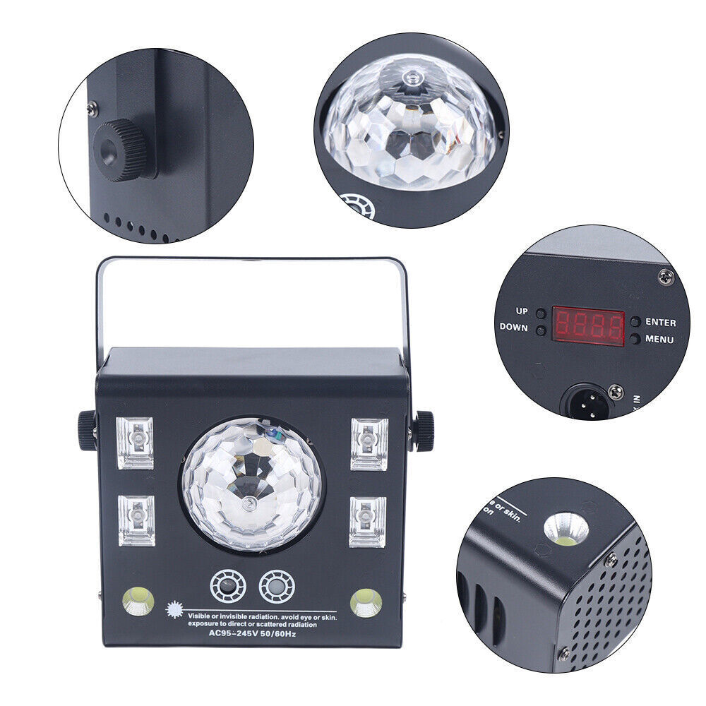 DMX RGB Stage LED Light Lighting Laser Strobe Beam Disco DJ KTV Party Projector