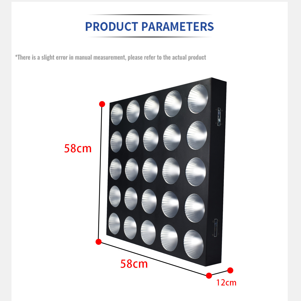 25x10w Led Matrix Light RGBW 4in1 DMX Blinder Background Light for DJ Club