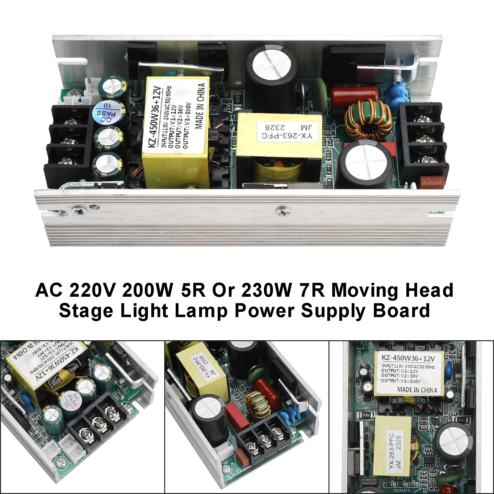 AC 220V 200W 5R Or 230W 7R Moving Head Stage Light Lamp Power Supply Board`