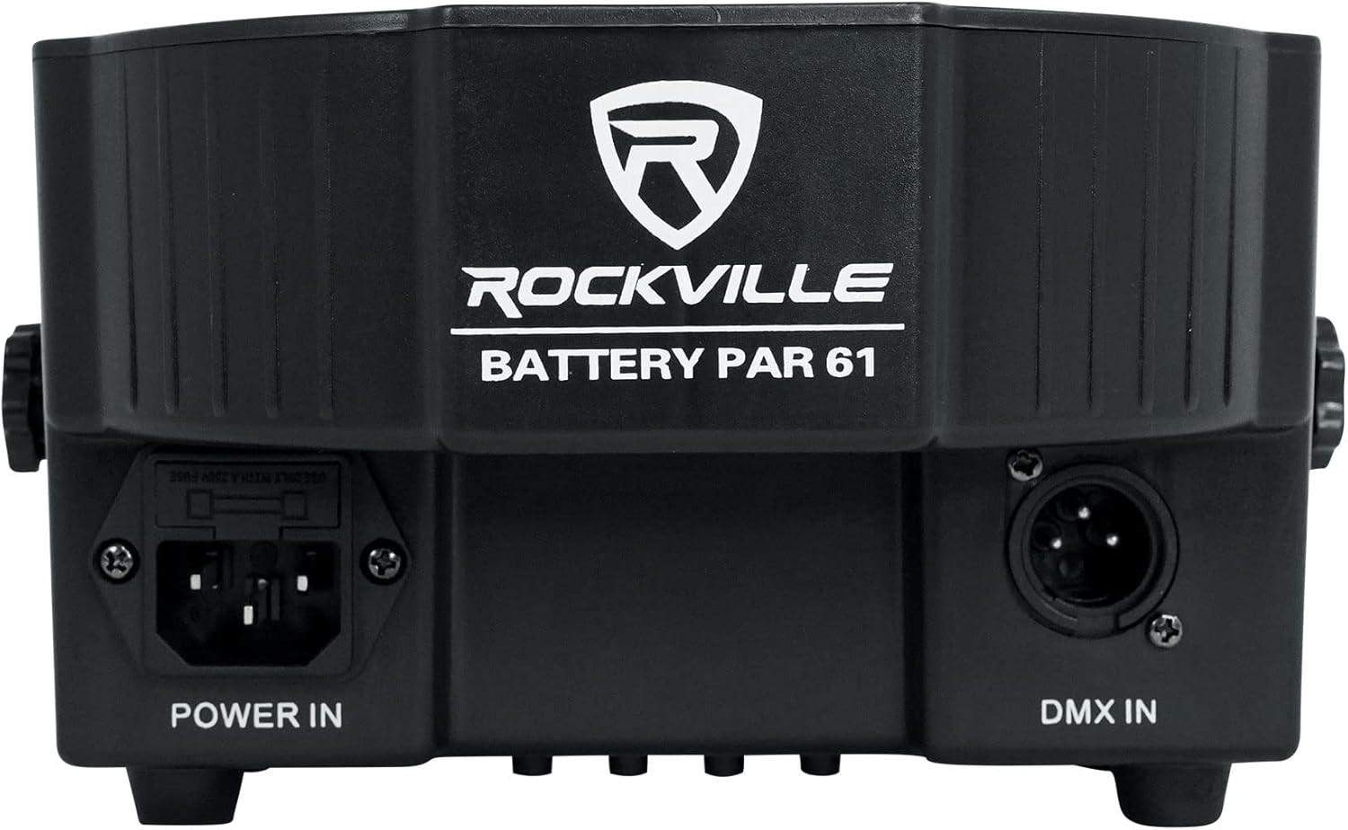 Rockville Battery PAR 61 36W Rechargeable RGBWA+UV DMX Wash Light, 25 Degree Bea