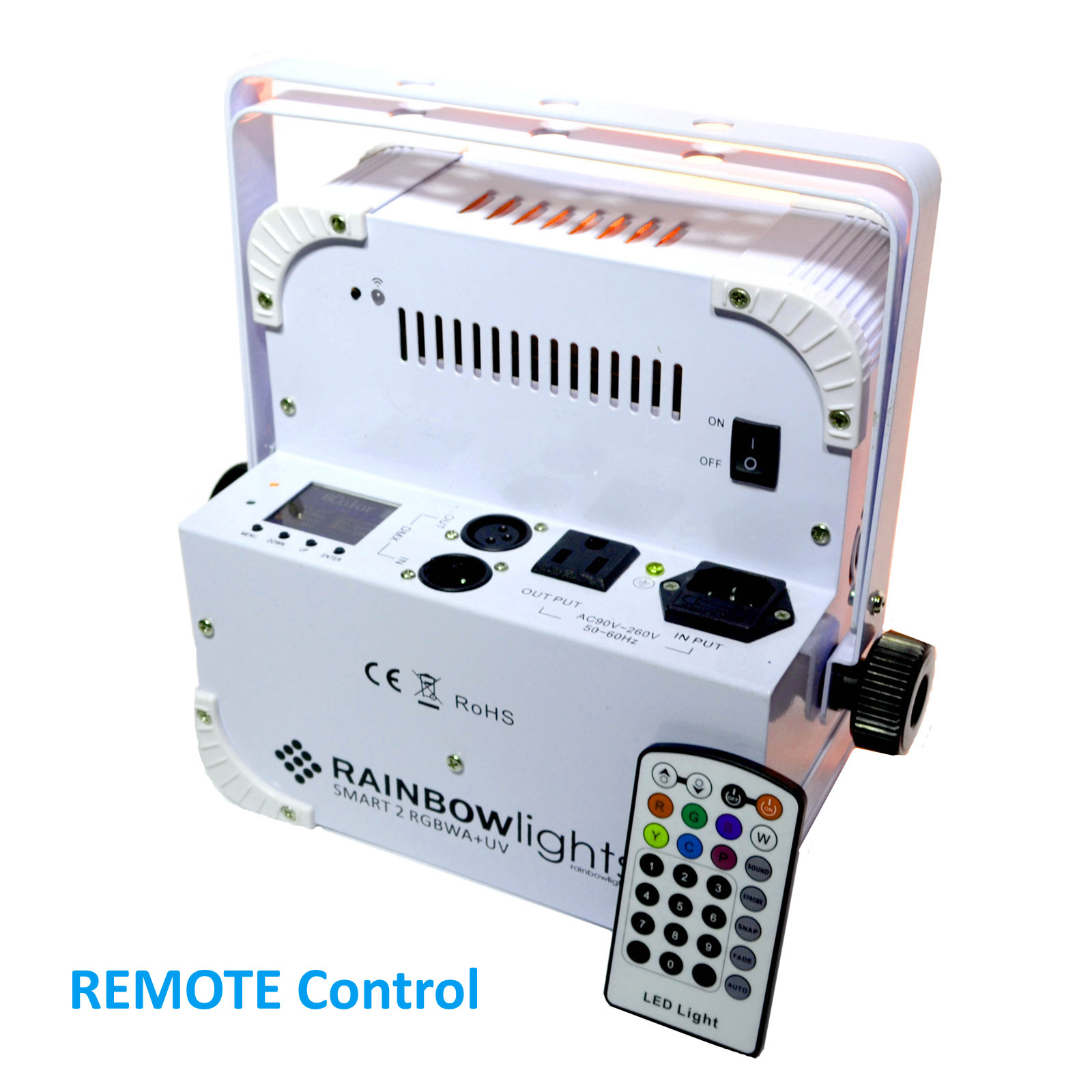 LED 9x18W RGBWA+UV Battery Powered WIRELESS DMX Par Can DJ Uplighting Up Light