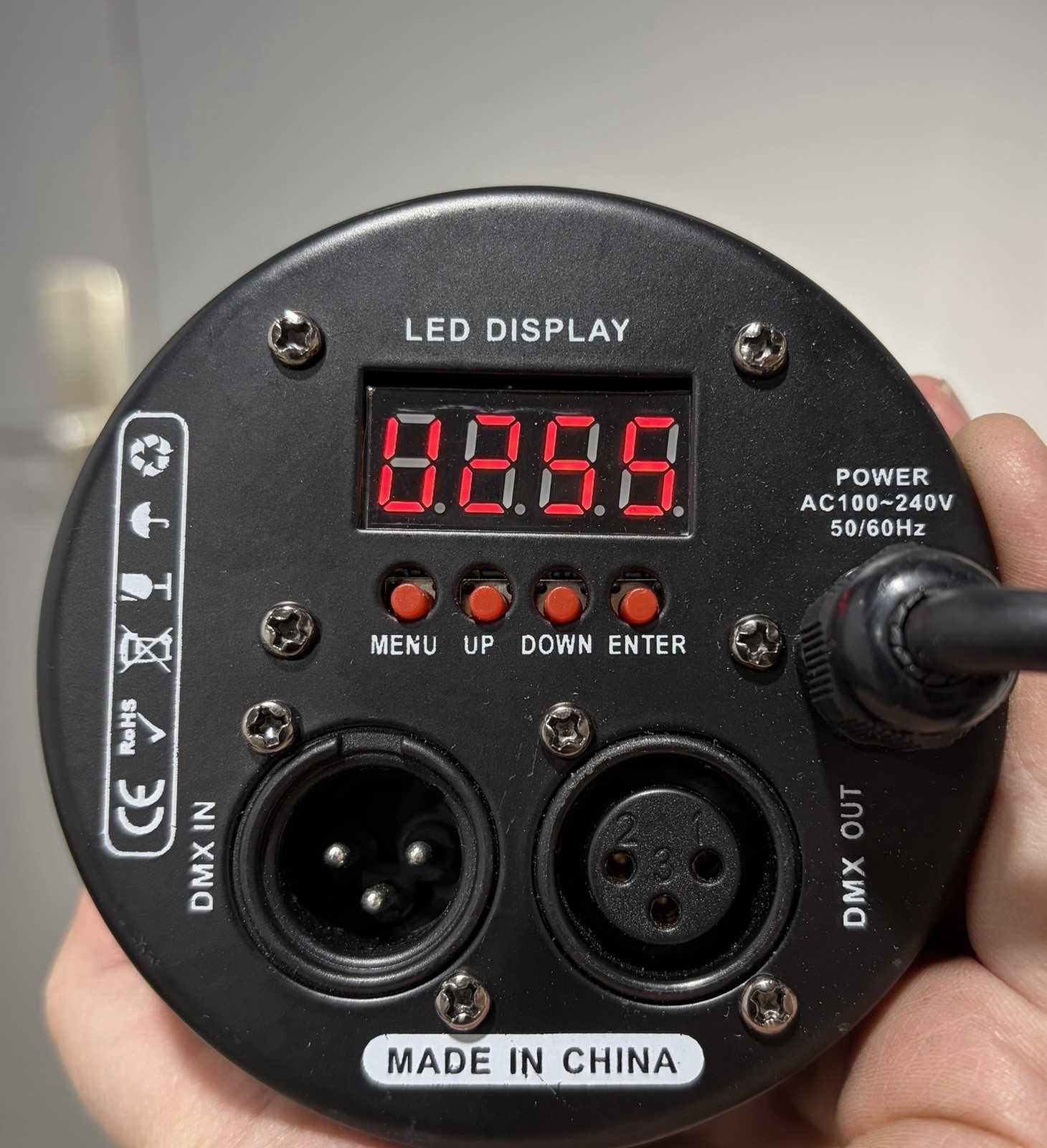 COB LED Stage Light DMX512 Par Can DJ Spotlight Warm White Strobe ZQ01480