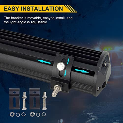 20″ 288W Triple-Row LED Light Bar – 7D Spot/Flood Combo Beam LED 20inch-288W-C