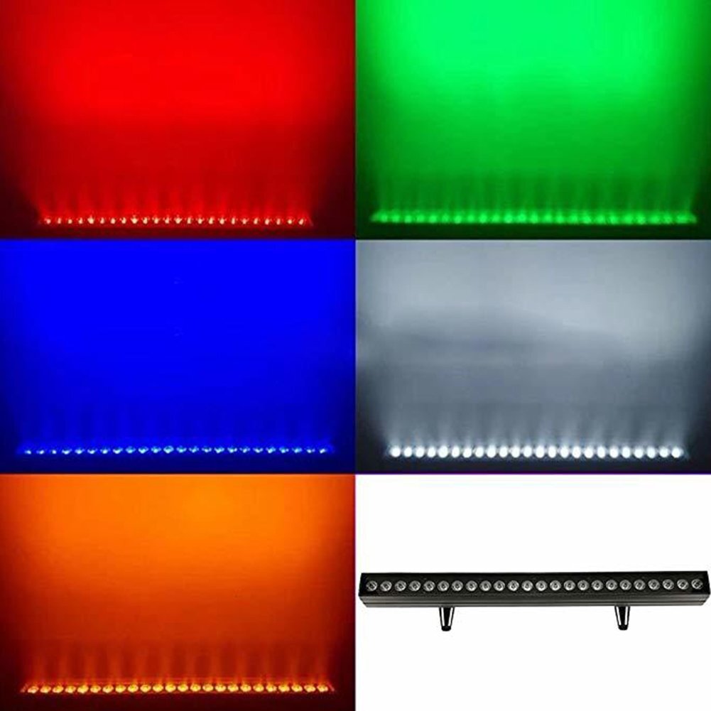 24LED Wall Washer Stage Lighting 120W Bar Party DMX RGB Disco DJ Club Lights