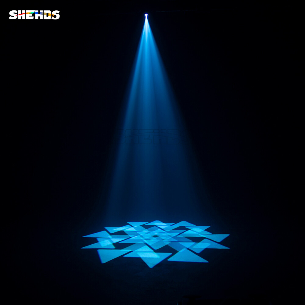 2PCS 100W LED Gobo Beam Spot Moving Head Stage Light DMX RGBW DJ Party Lighting