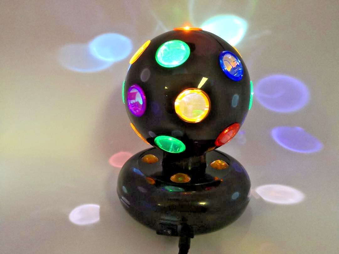 Disco Light Ball 4.0″ Size USB Power Turning Dancing Party KTV Decoration US