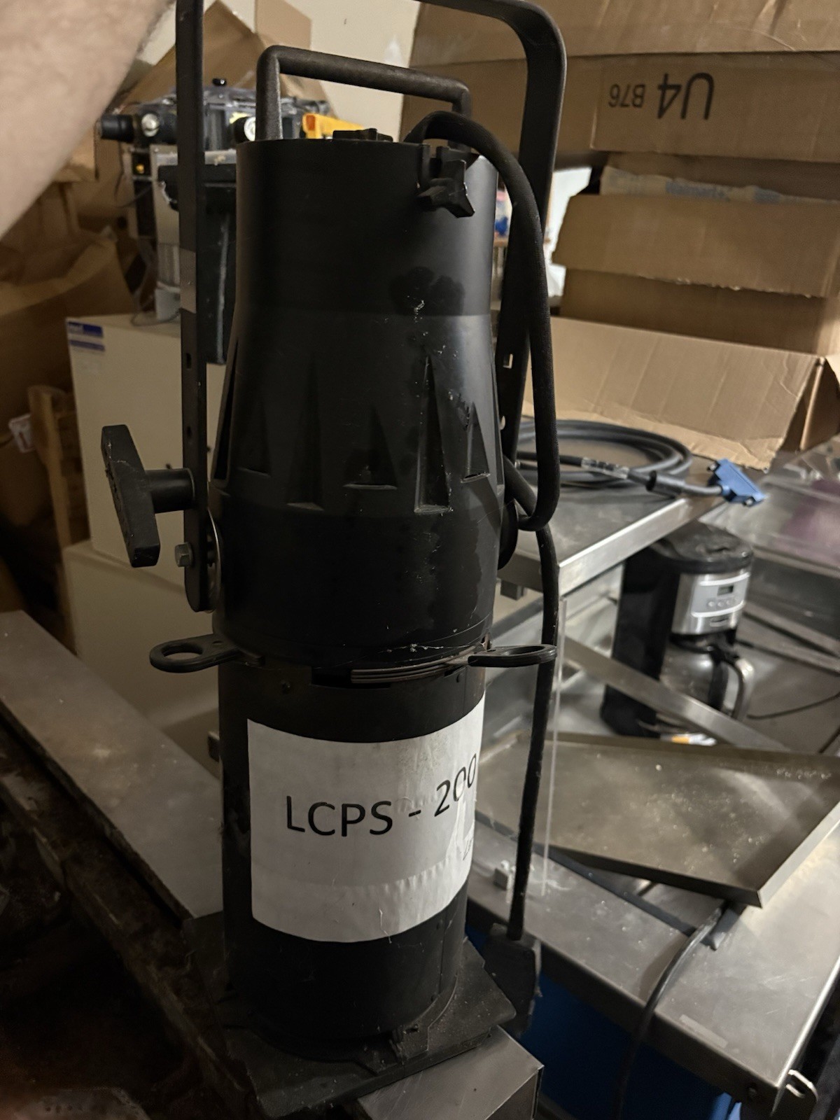 Vintage Lee Colortran 5-50 Ellipsoidal Stage Lighting Stagepin Lamp 750W LOT Of4