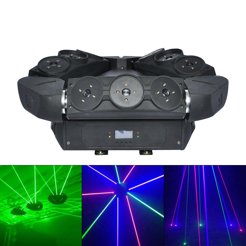 Stage Moving Head Beam Laser Light 9 Eyes RGB Spider Projector DJ Bands Lamp