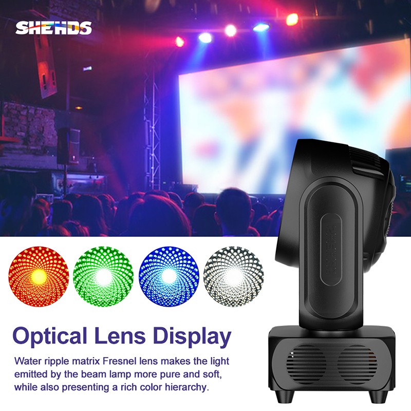 SHEHDS LED 120W Wash Spotlight RGBW 4IN1 Moving Head Light For DJ KTV Party Bar