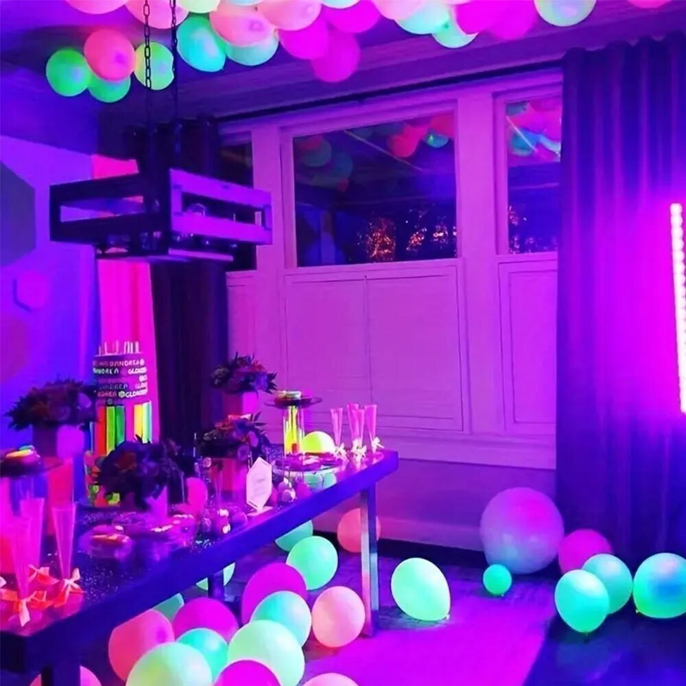 4PCS UV Black Light Bar Fixtures Ultraviolet Lamp Strip US Plug DJ Party Club US