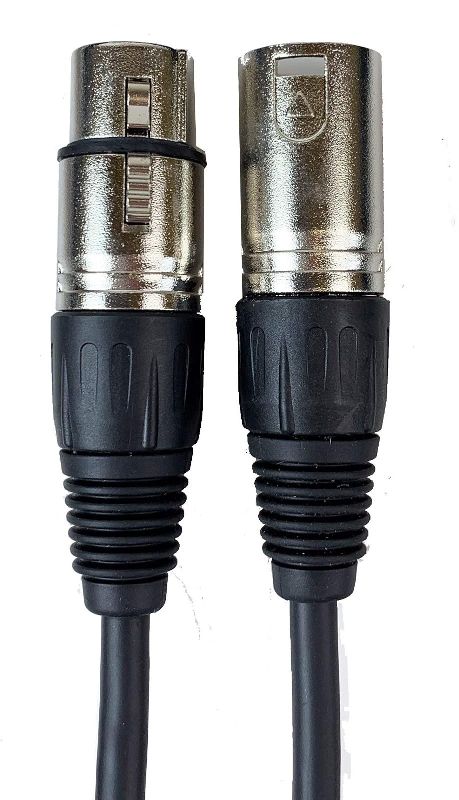 Gearlux 25ft DMX Cable 3 Pin Male to Female – 2 Pack