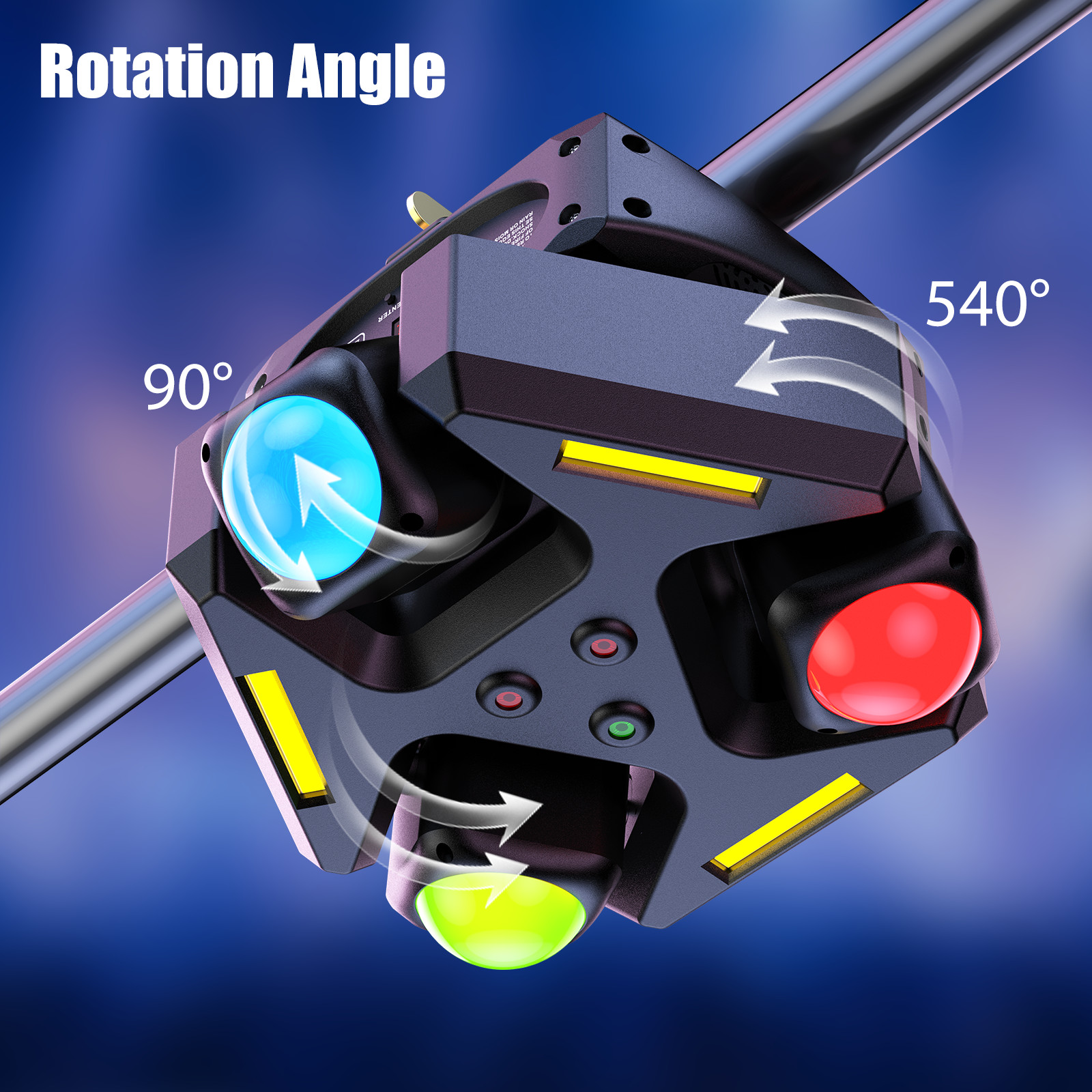 180W Triple Head Effect Light With Starlight Beam And Strobe Home Theater Party