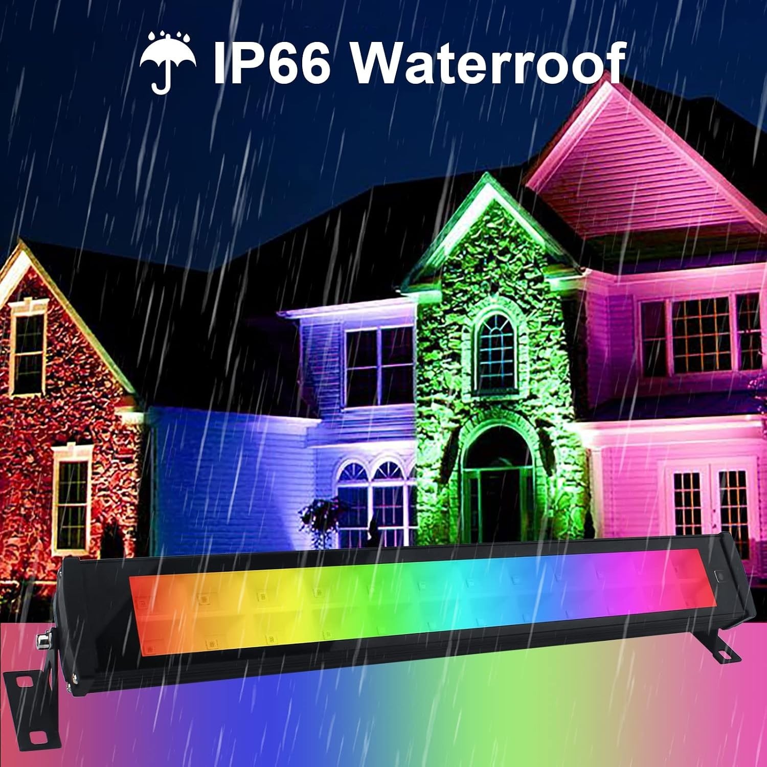 2 Pack 50W RGB Stage Light Bar – Multi-Color