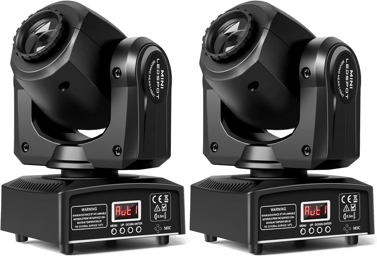 Stage Lights Moving Head Lights 8 Gobos 8 Colors 11 Channels 25W Spotlights D…