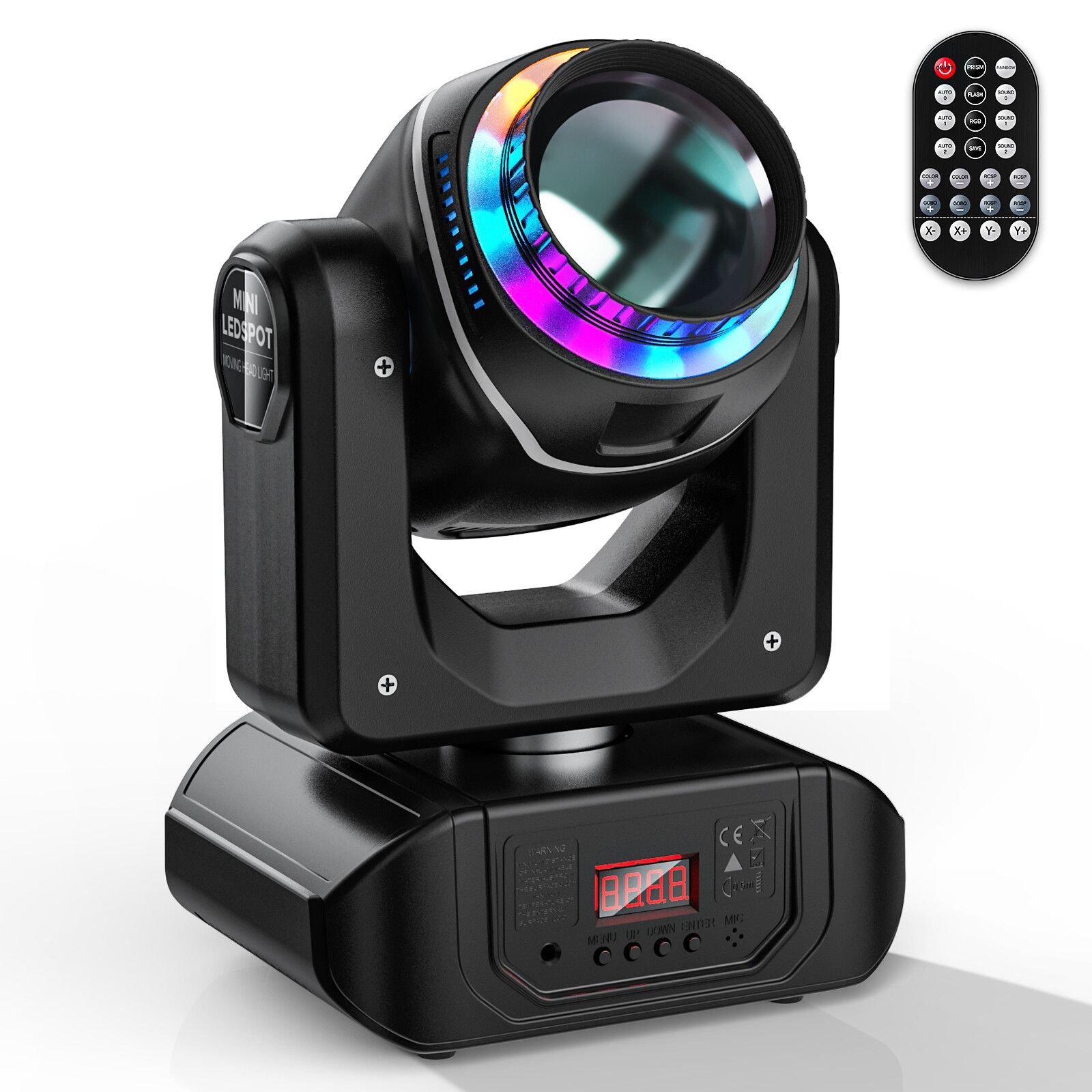 150W 18 Prism LED Moving Head Light RGBW Gobo Beam Stage Light Xmas DJ Disco DMX