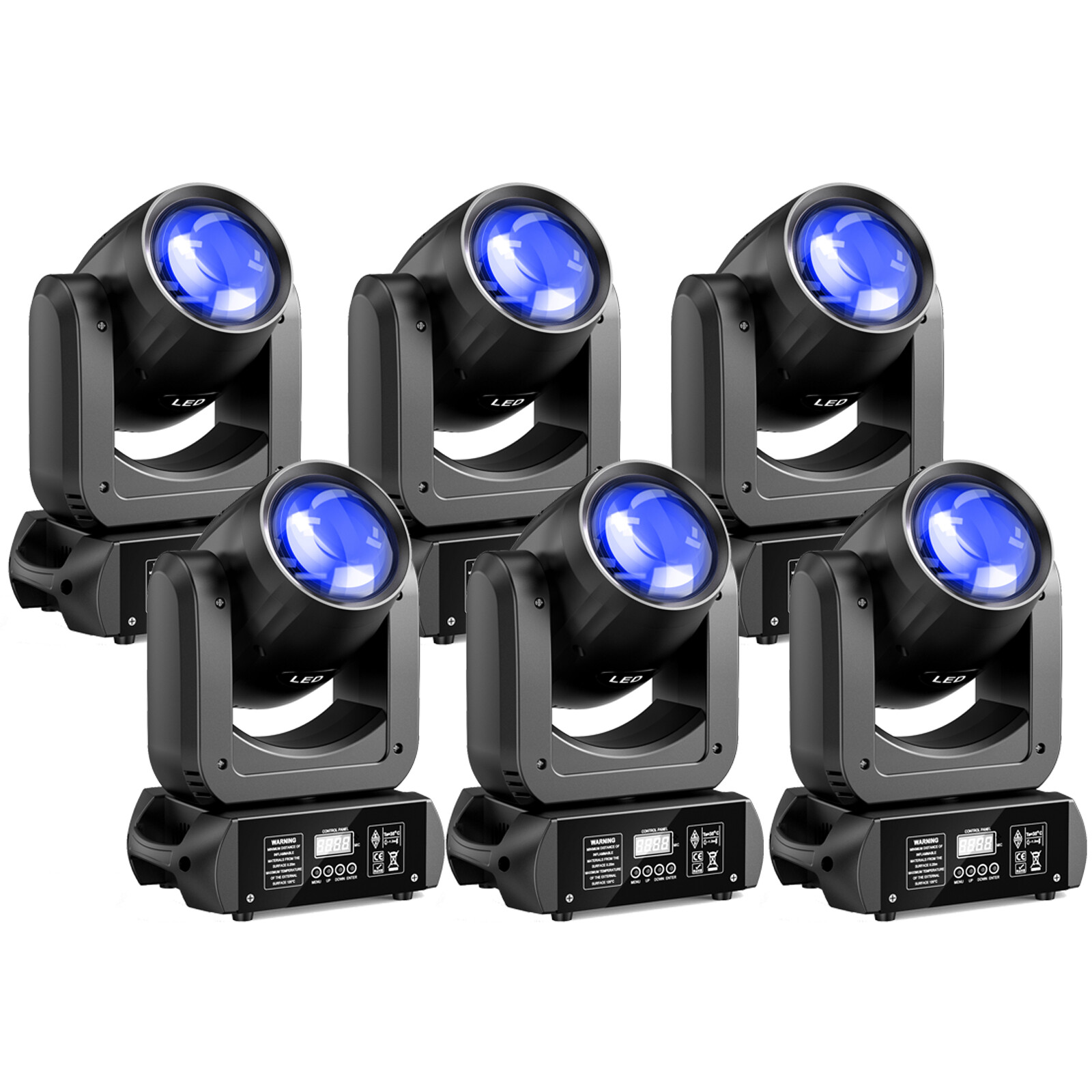 150W 6+12 Prism Moving Head Lights 8 GOBO 8 Colors Beam Stage Light for DJ Party
