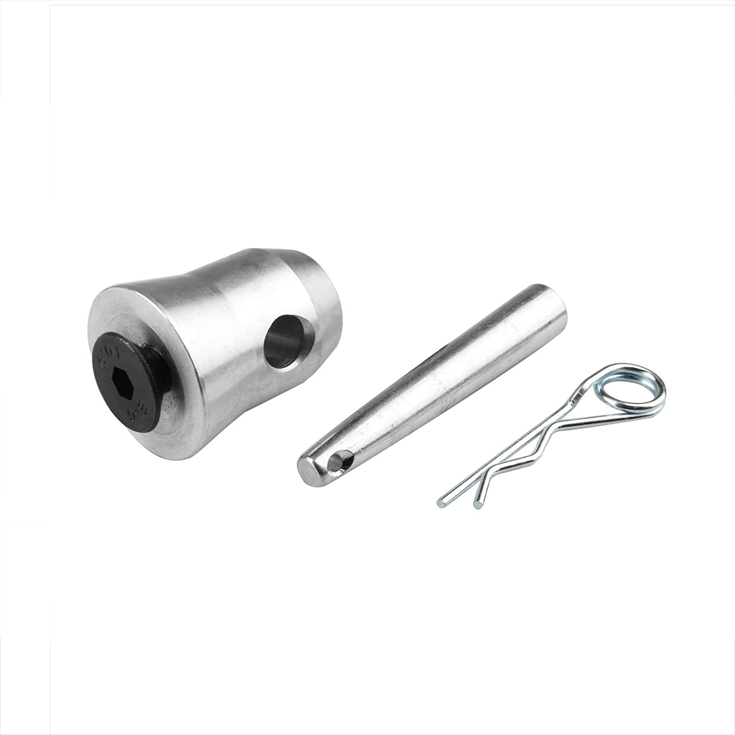 6Pack Aluminum Half Conical Coupler with Clips Pins for Stage Truss Bed Plate Fi