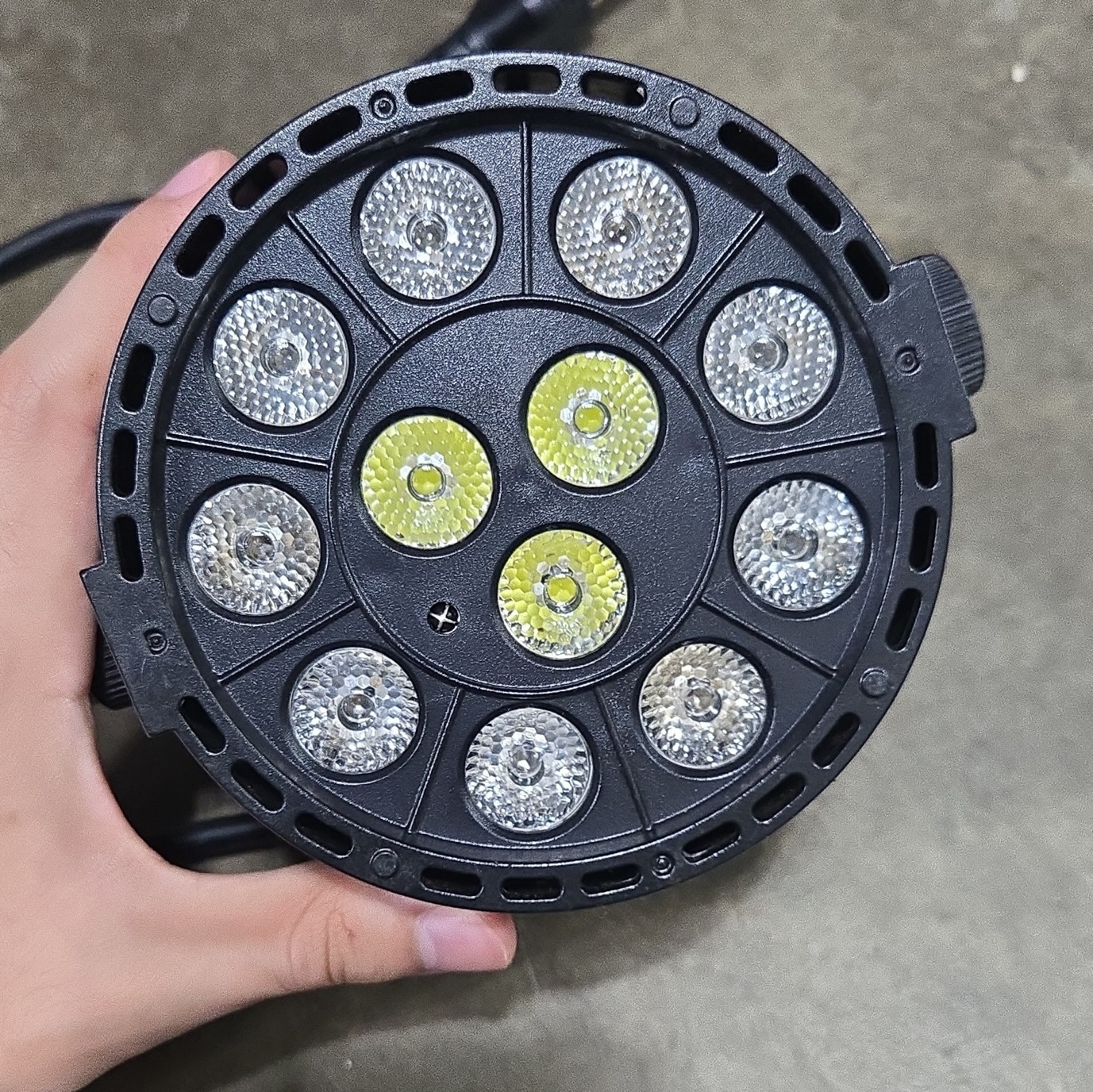 OPP 12-LED PAR Stage Light, DMX Control, Multicolor, Includes Power Cable