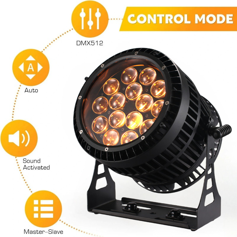 Waterproof LED Zoom Wash Par Light 15X15W rgbwa uv 6in1 Outdoor LED Par light
