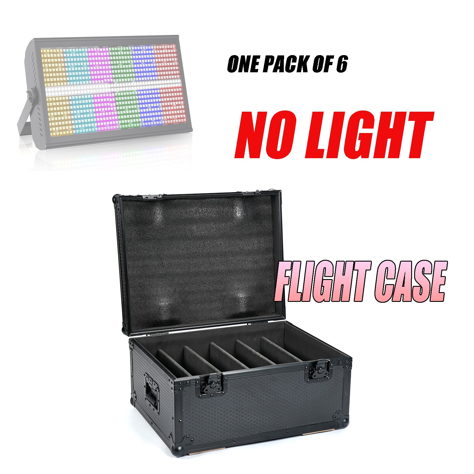 flight cases for RGBW 768LED Wall Wash Light DMX Stage Beam Light