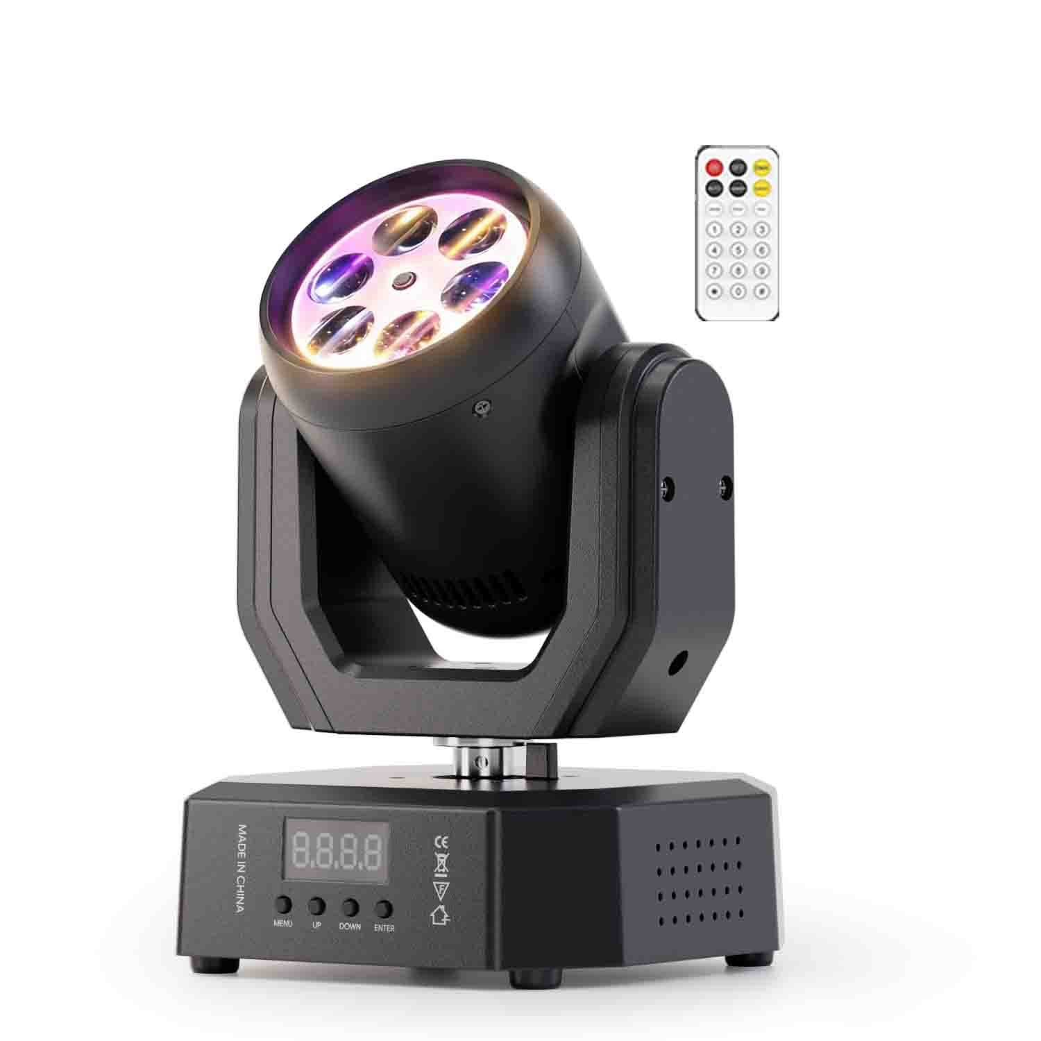 80W Bee Eye 6Color Moving Head Light DMX RGBWYP Strobe Beam Stage Effect Light