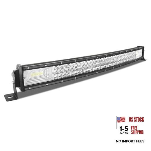 32″ 82 cm 405W Curved LED Light Bar 7D Lens 32″ 3 Row + DT Conenctor