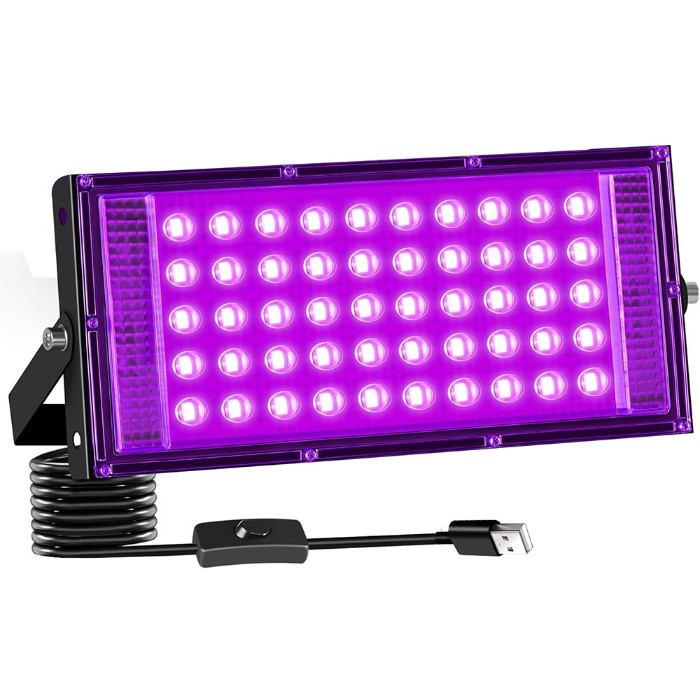 100W UV Black Light Bar LED Floodlight Stage Blacklight Party DJ Club Christmas