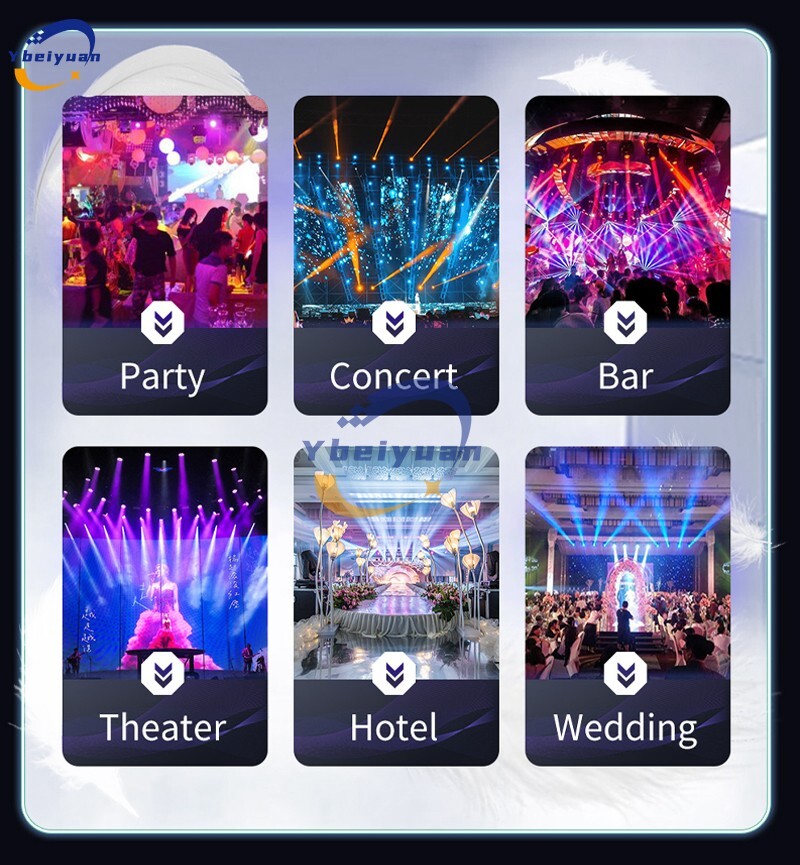 8W10W12W15W Animated ILDA 3D Laser Light Full Color DJ Disco Party Stage Light