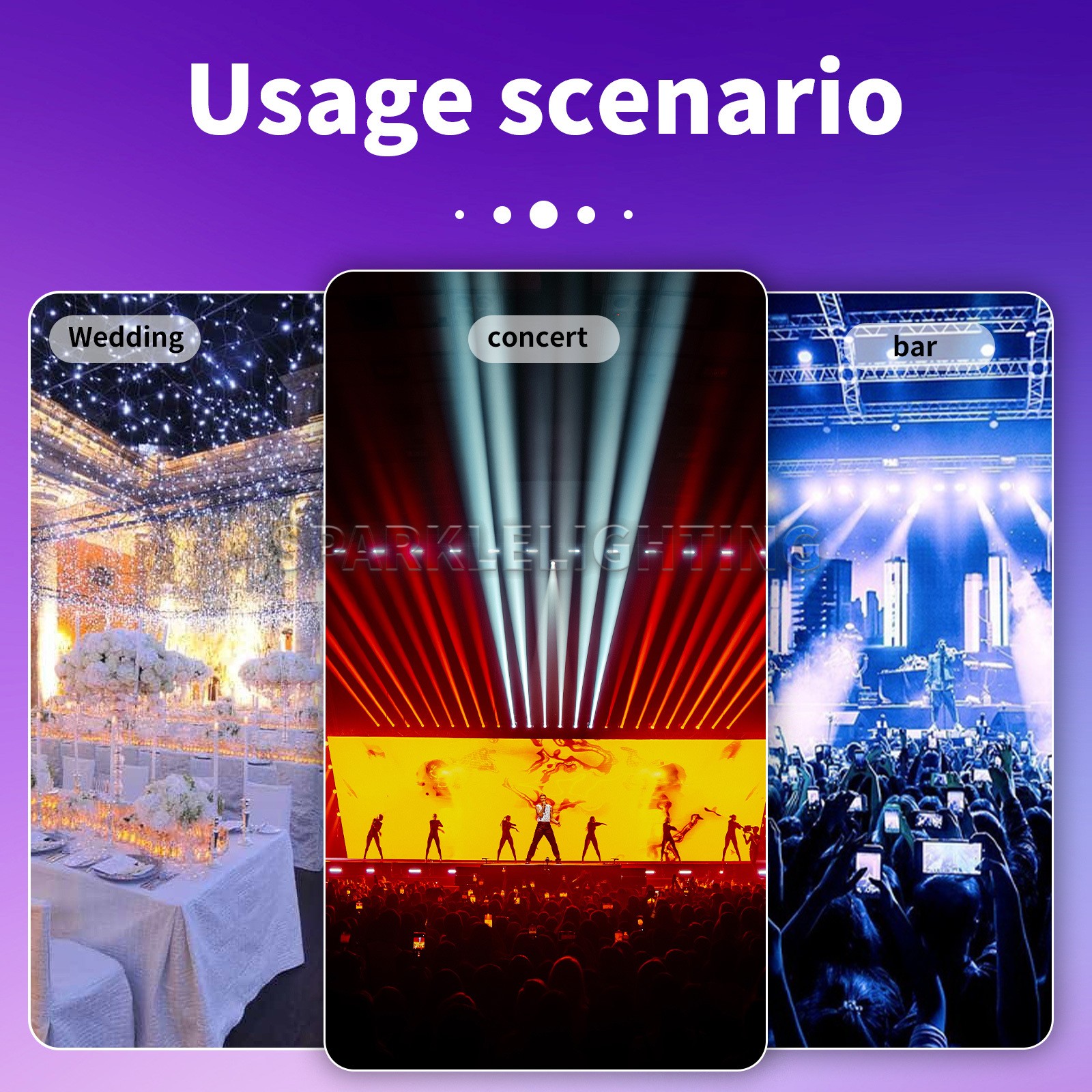 PAIDUN 120W LED Moving Head Beam Light Bar DMX512 Stage Lighting Party Show Club