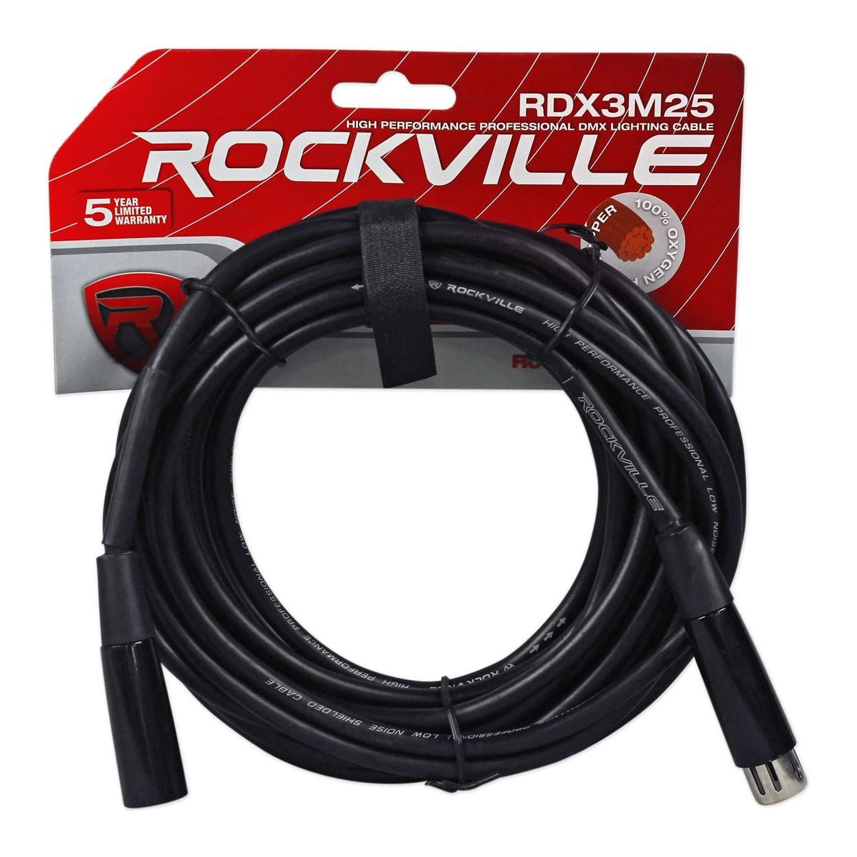 (10) Rockville RockPAR50 WHT LED RGB Par Can DJ/Club DMX Wash Lights+Cables+Bags